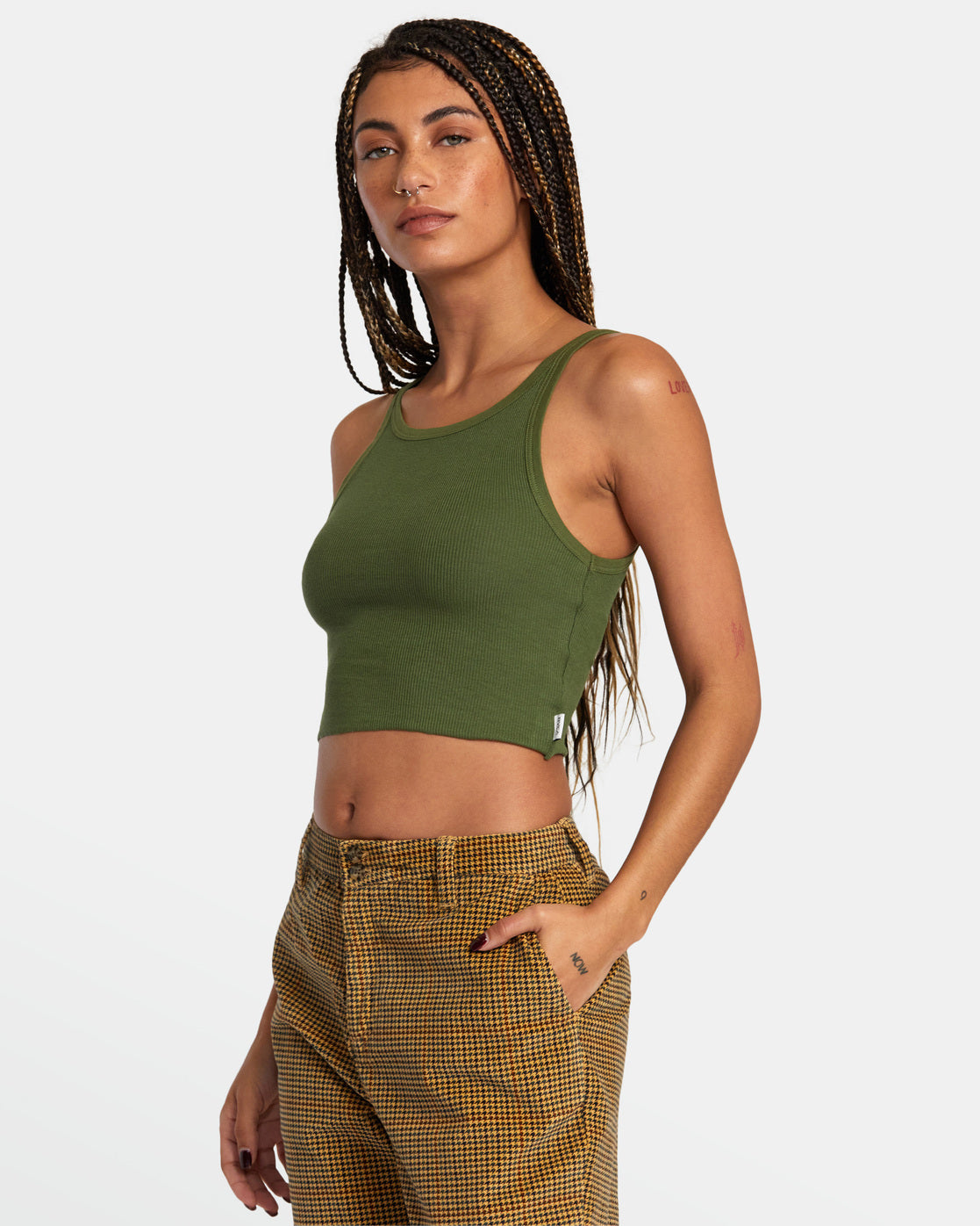 RVCA Slide Tank Top GQQ0 L