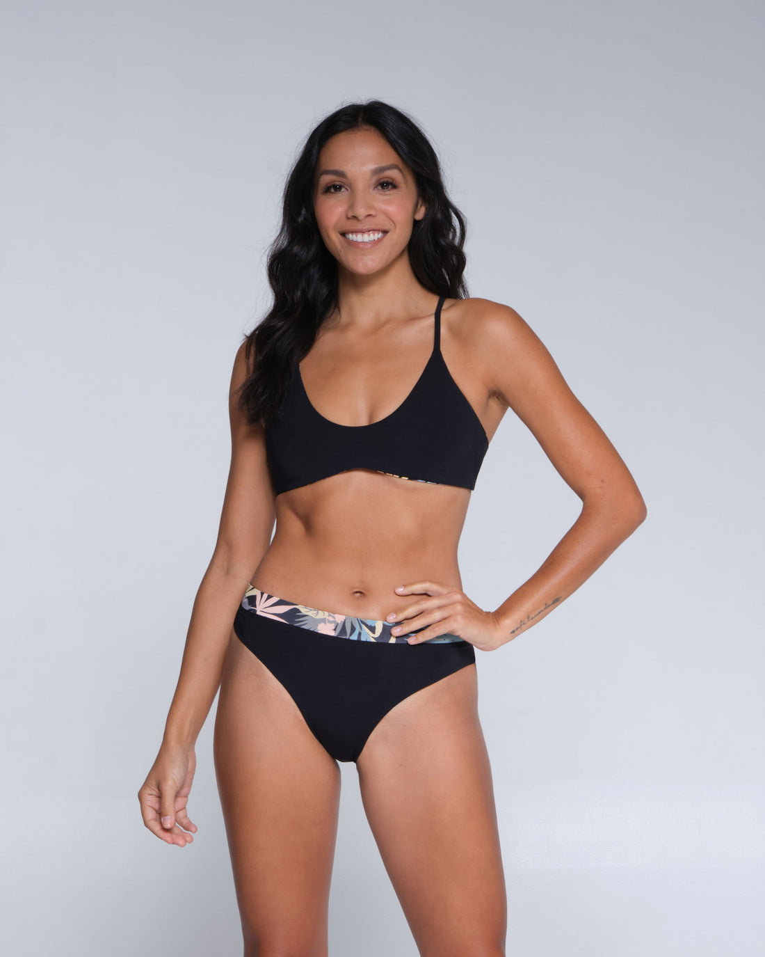 Salty Crew Tandem Reversible Bottom BLK S