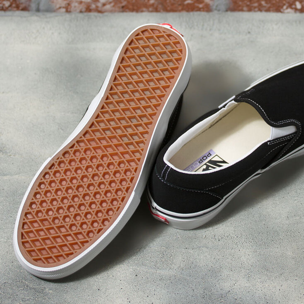Vans Skate Slip-On BLK/WHT 10