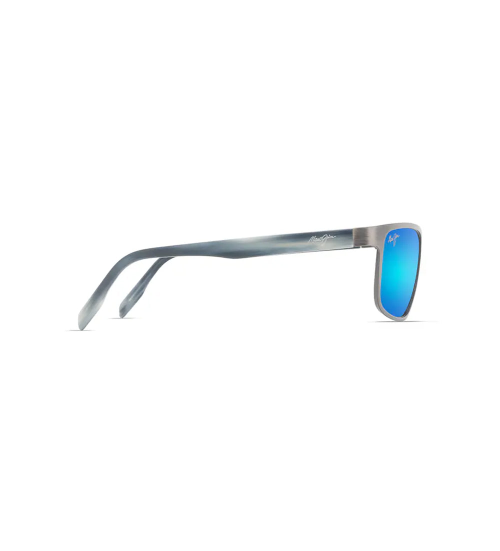 Maui Jim Anemone Polarized Sunglasses BrushedDkGunmetal BlueHawaii