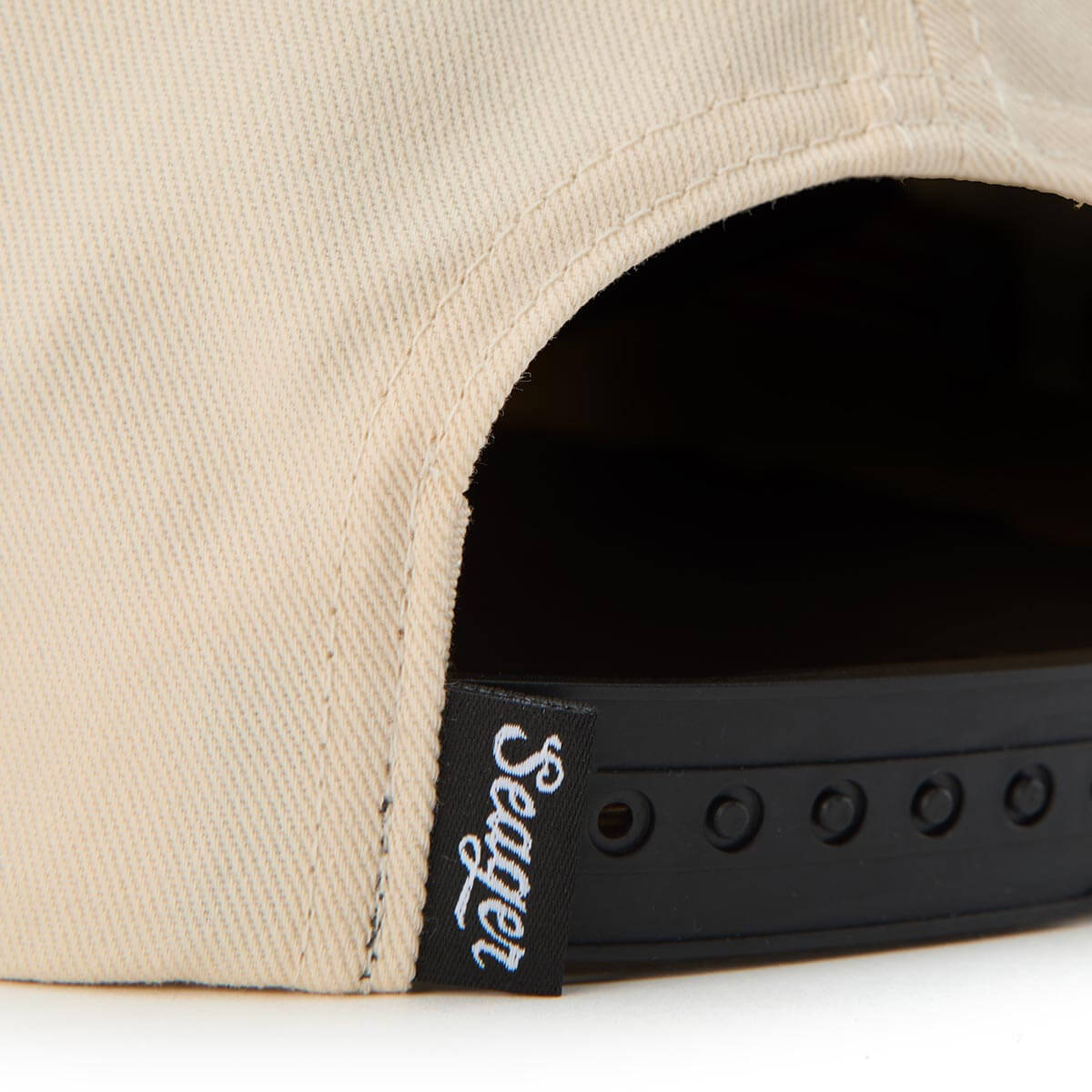Seager Americana Snapback Hat Cream/Black OS