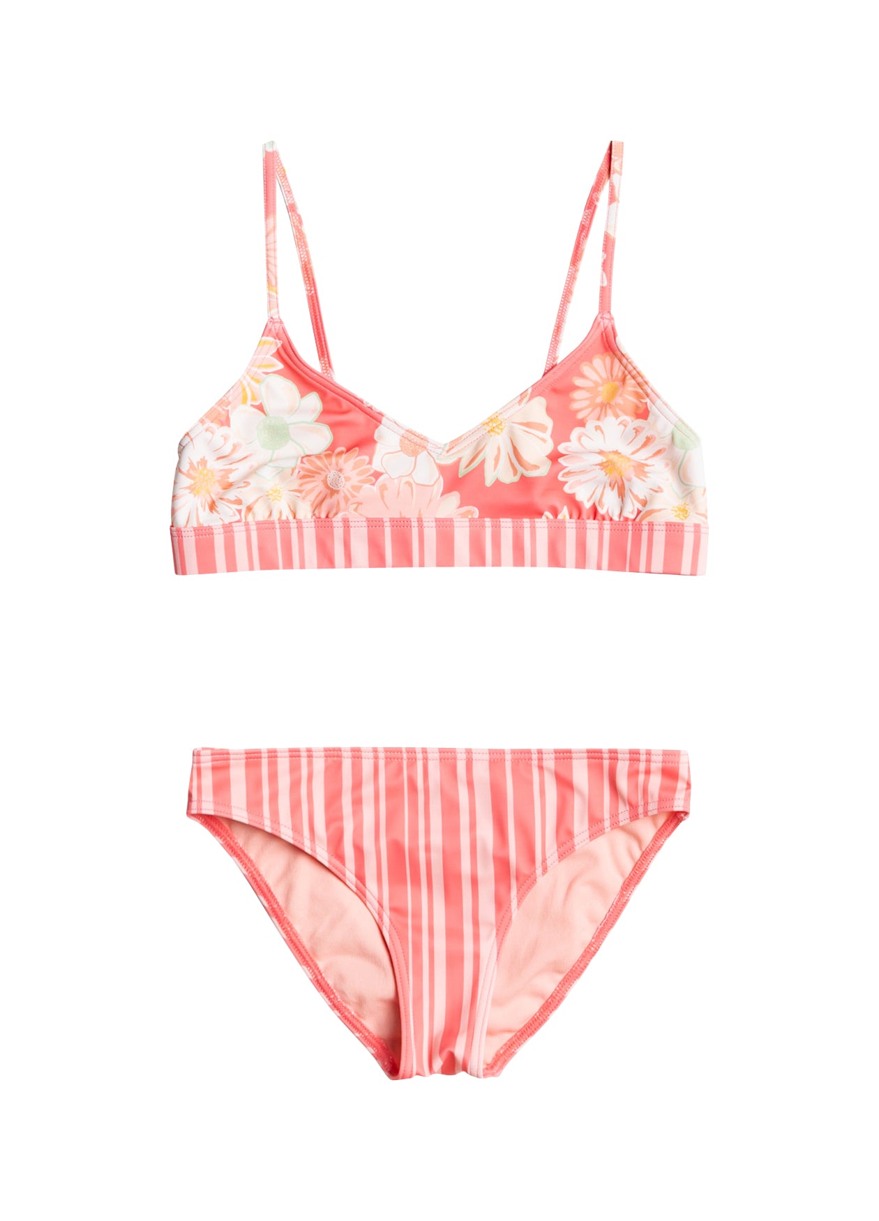 Roxy Girls Vintage Mood Story Bralette Set MJZ8-TeaRose 8