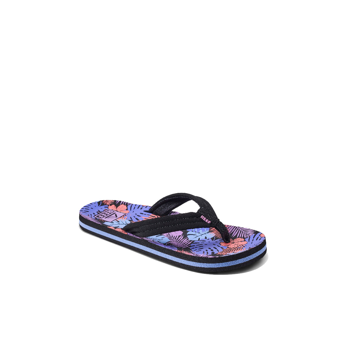 Reef Ahi Girls Sandal Purple Fronds 3 Y