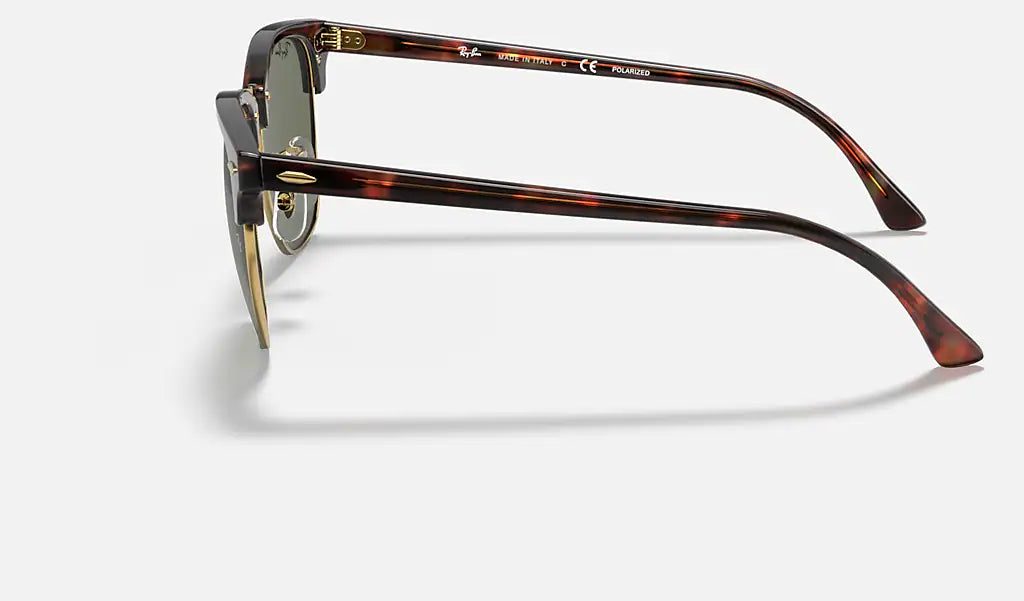 Ray Ban Clubmaster Sunglasses RedHavana G-15Green Rimless