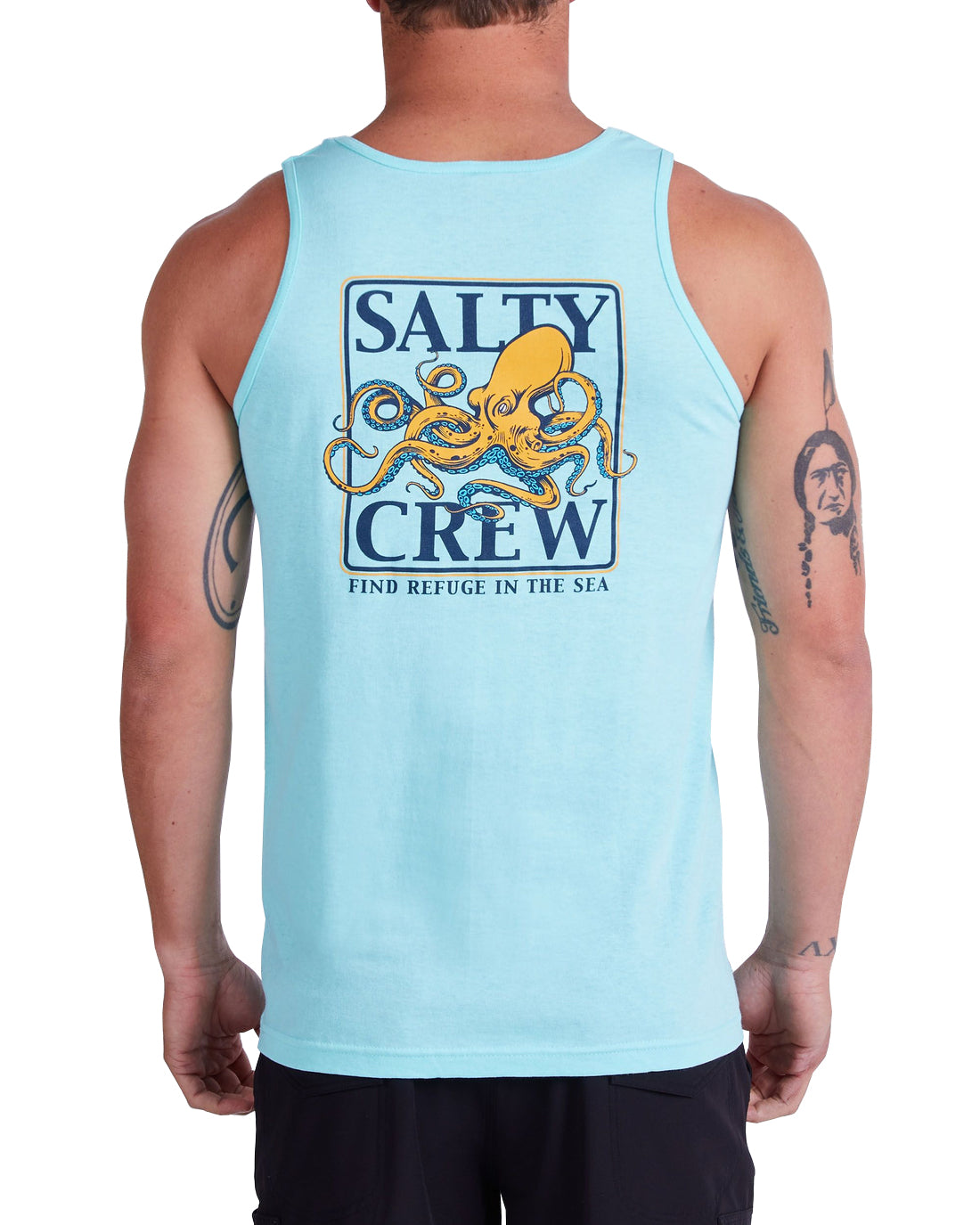 Salty Crew Ink Slinger Tank Sea Foam S