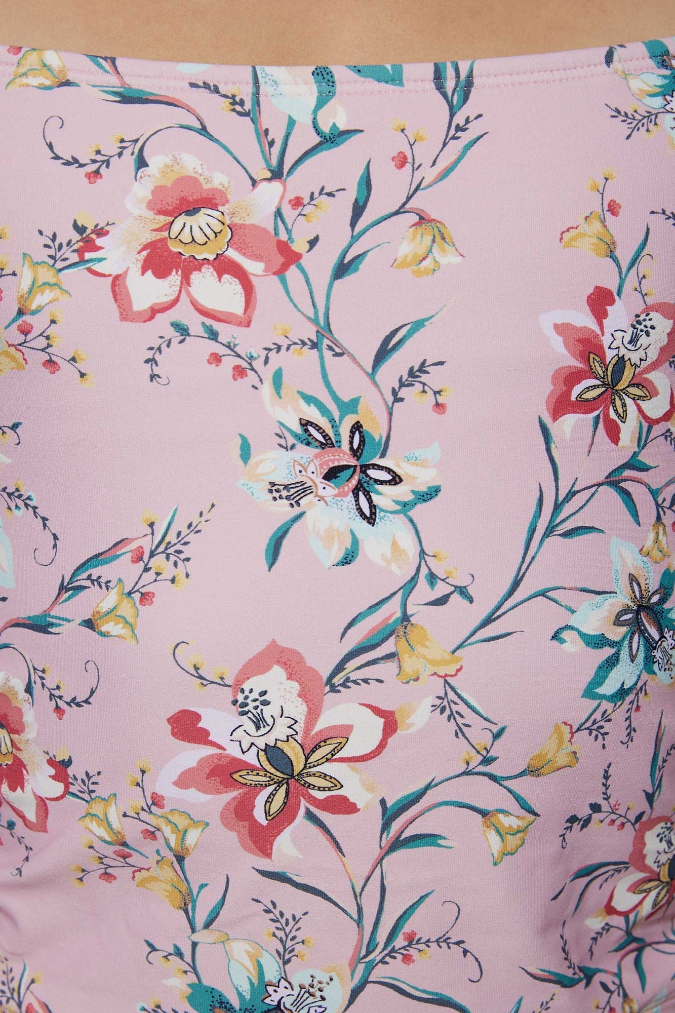 O'neill Girls Sydney Floral Cinch Tankini Set PEO 4