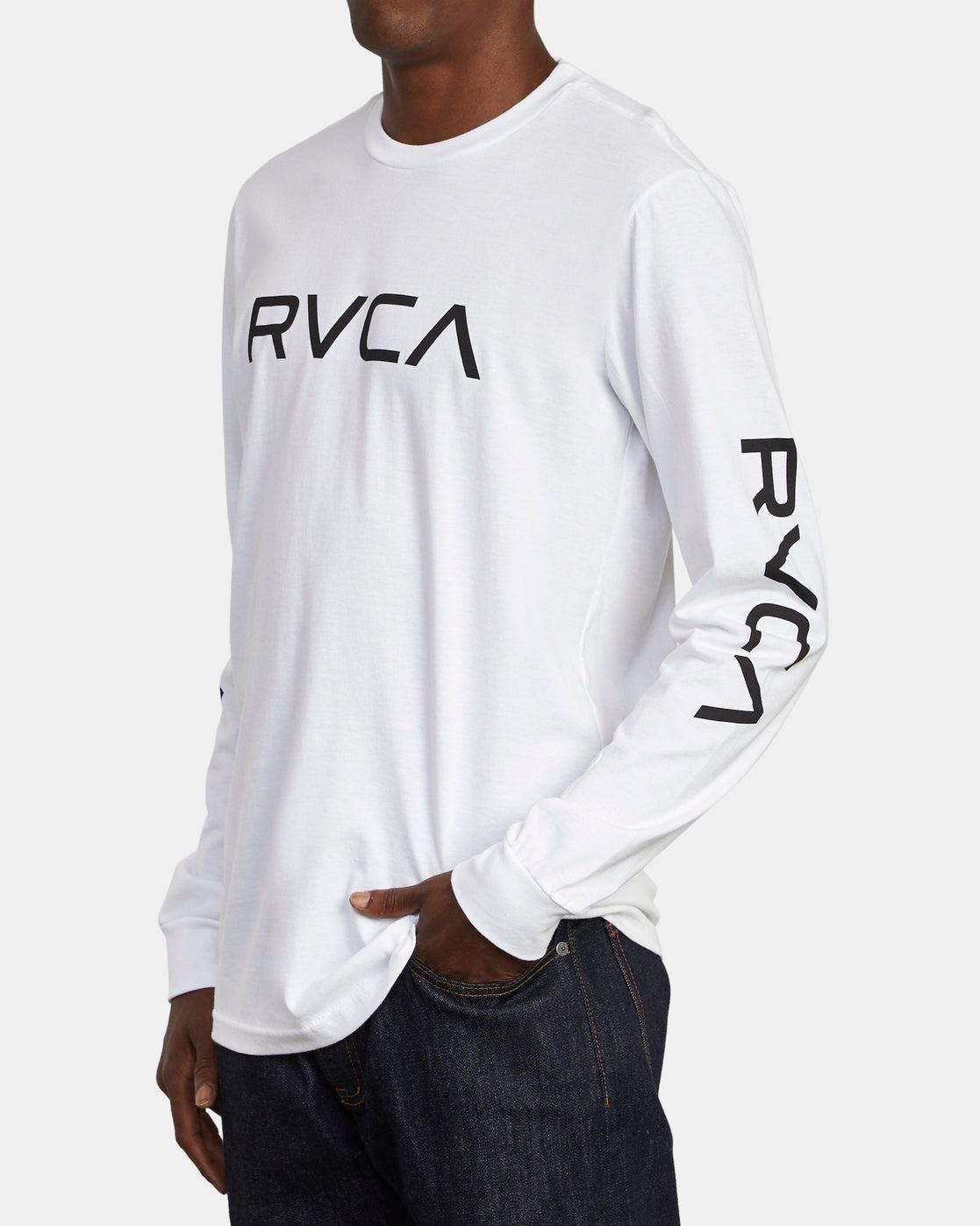 RVCA Big RVCA LS Tee WHB XXL
