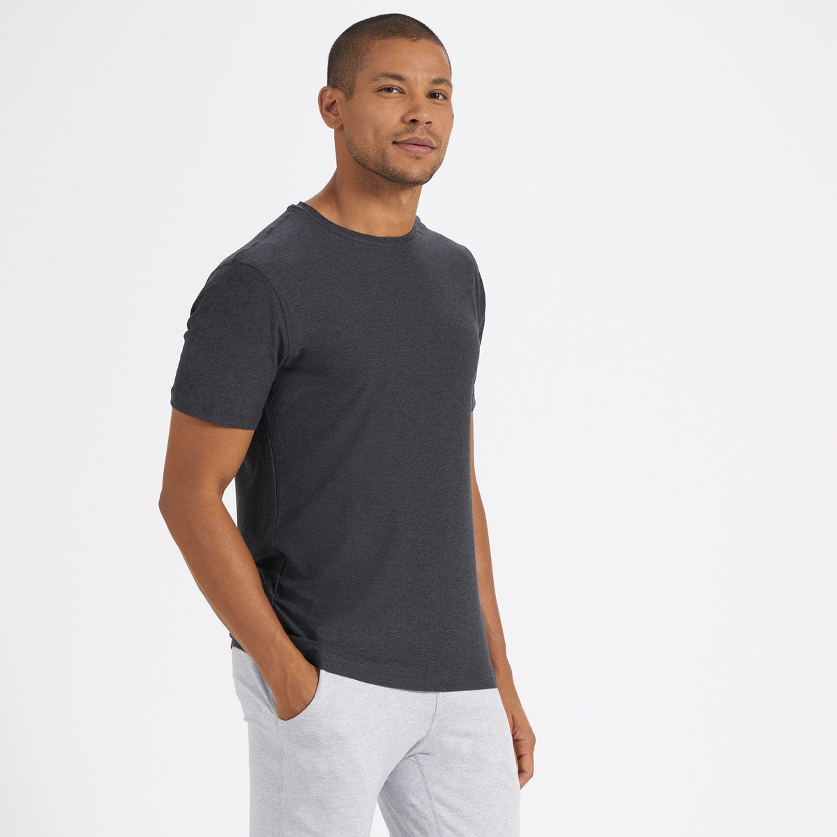 Vuori Strato SS Tech Tee HCC-CharcoalHeather S