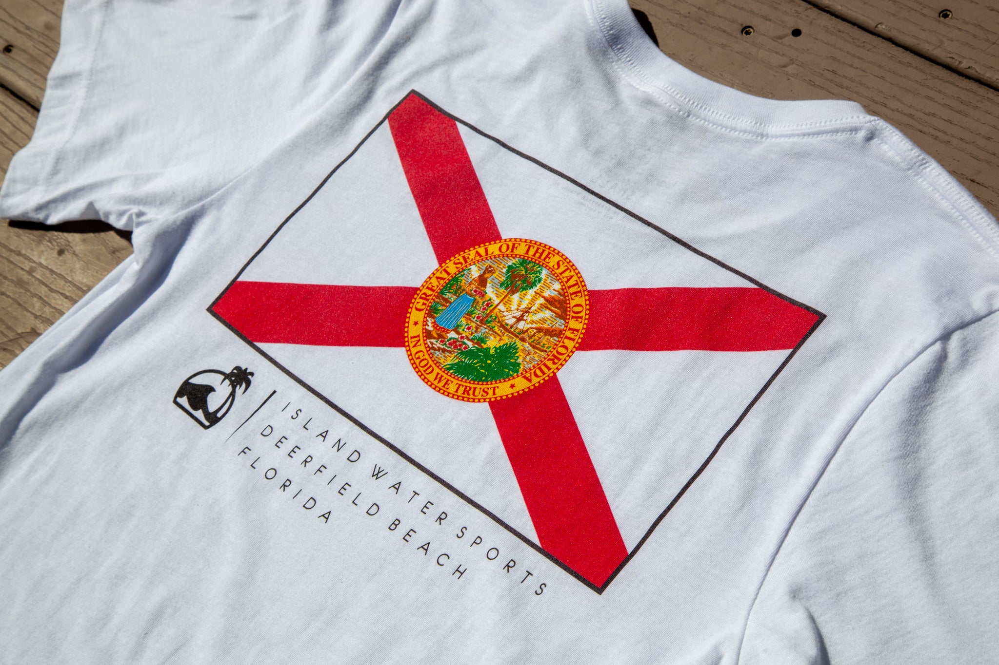 Island Water Sports Florida Pride S/S Tee White XXXL