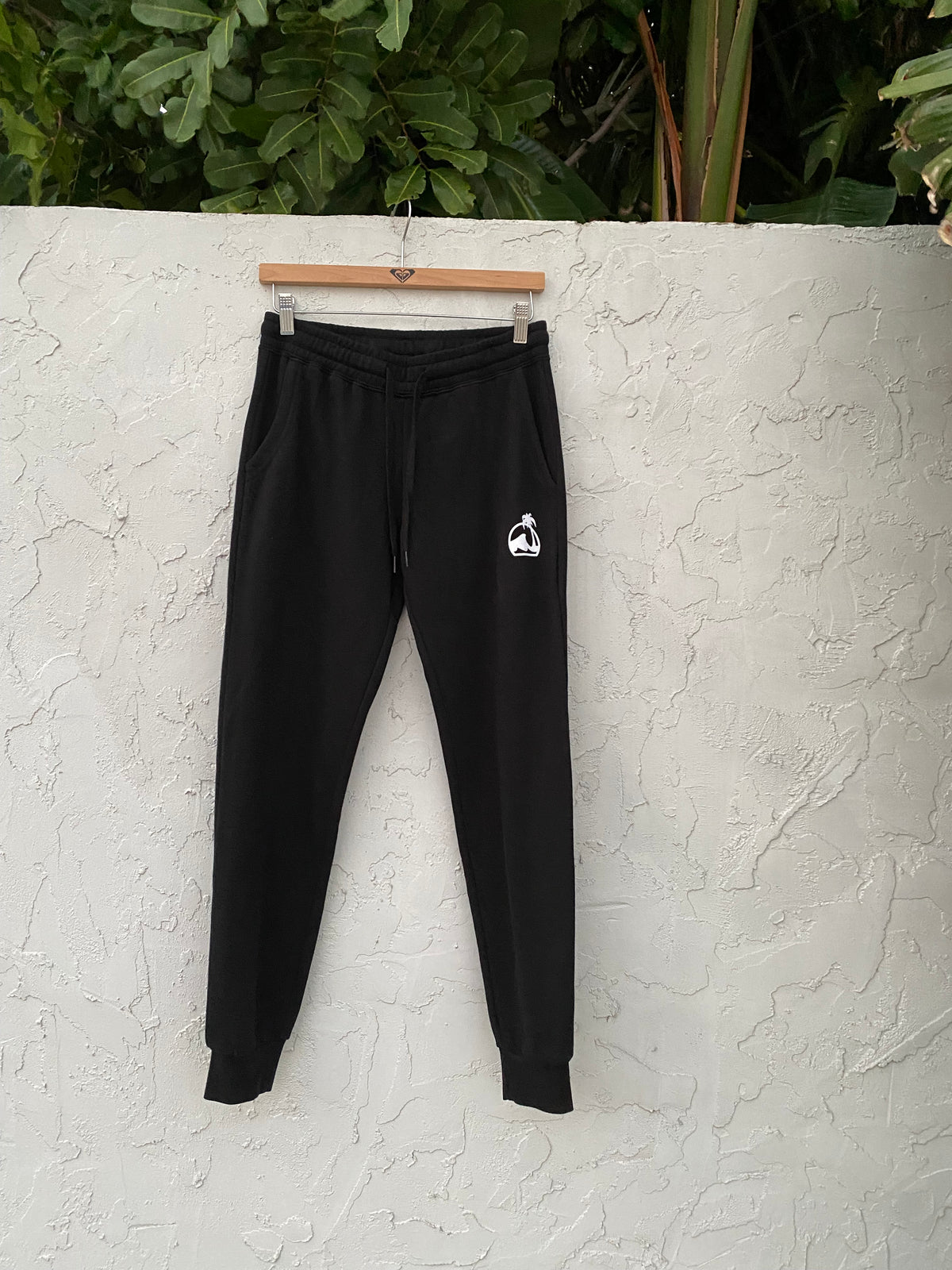 Island Water Sports California Wave Wash Sweatpants Black/White L