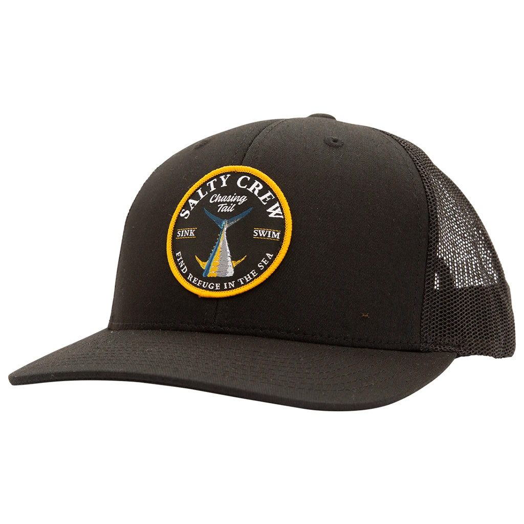 Salty Crew Bottom Dweller Retro Trucker Black OS