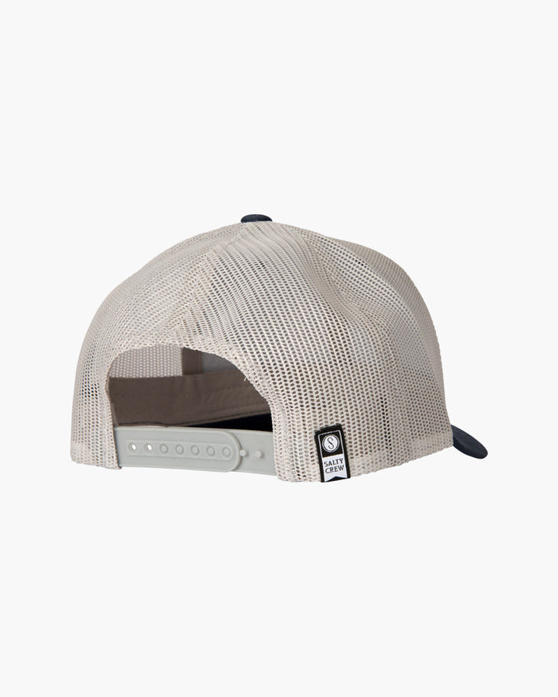 Salty Crew Bruce Retro Trucker Hat Navy/Silver OS