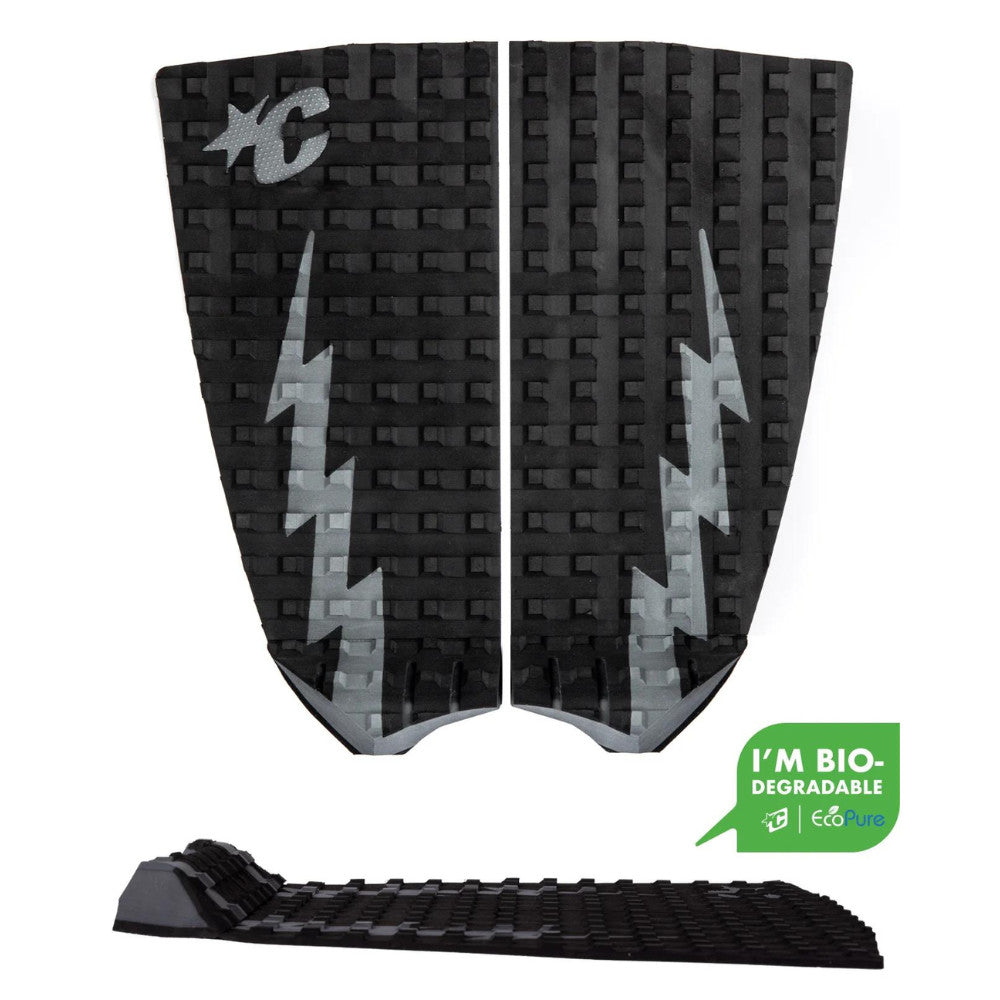 Creatures of Leisure Mick Fanning Performance Twin EcoPure Traction Pad Black-Carbon-Eco
