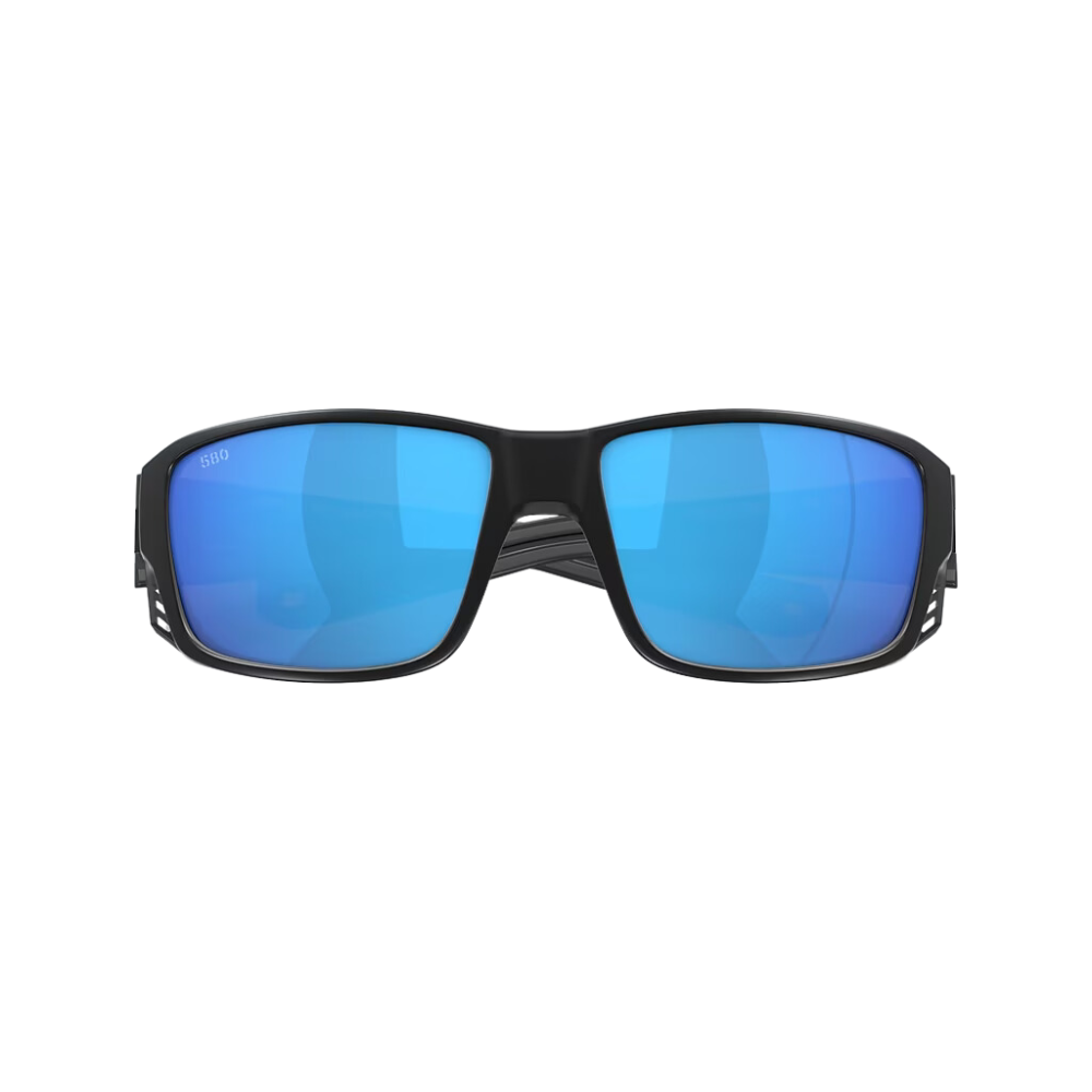 Costa Del Mar Tuna Alley Pro Polarized Sunglasses Black BlueMirror 580G