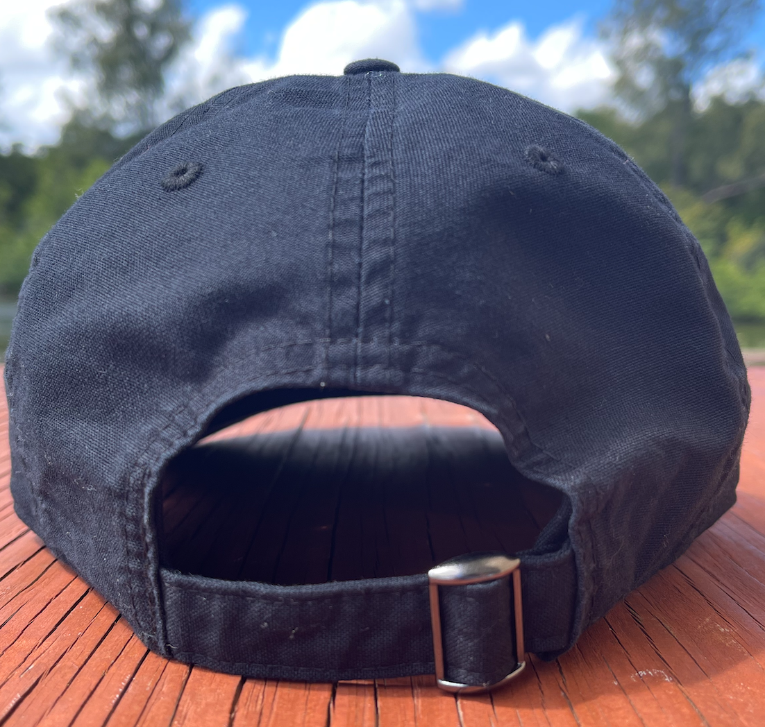 Island Water Sports Low Profile Shark Hat Black/Black OS