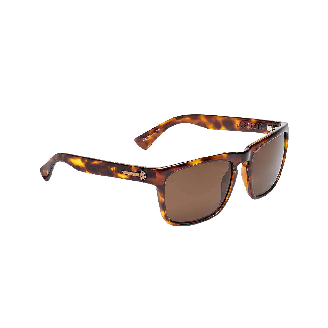 Electric Knoxville Polarized Sunglasses Gloss Tort Ohm Bronze Square