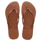 Havaianas Slim Womens Sandal 9385-Rust-Metallic Copper 7