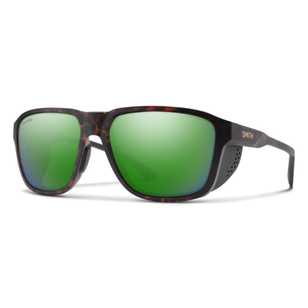 Smith Embark Polarized Sunglasses MatteTortoise ChromaPopGreenMirorr