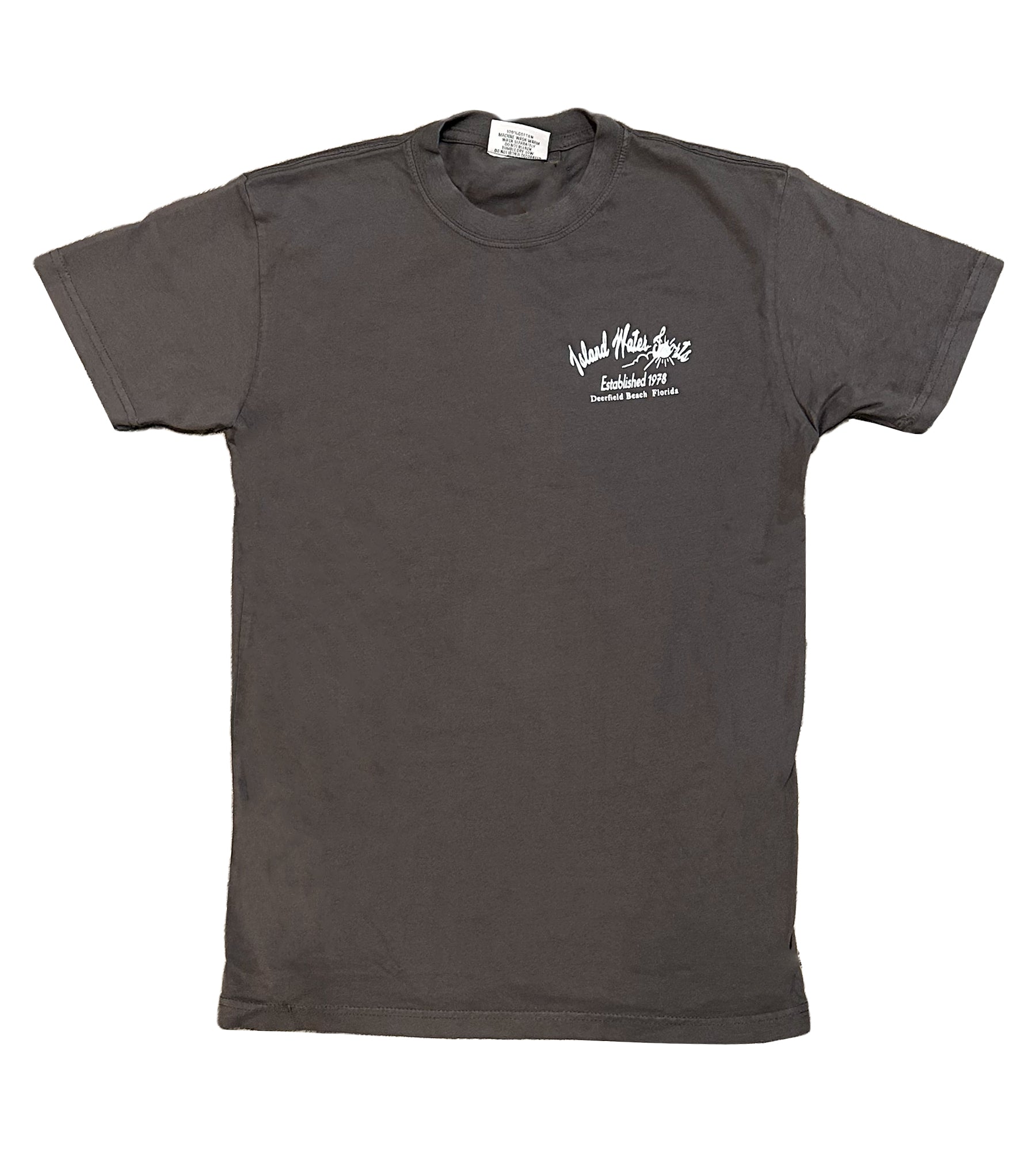 Island Water Sports The Shop SS Tee Charcoal S