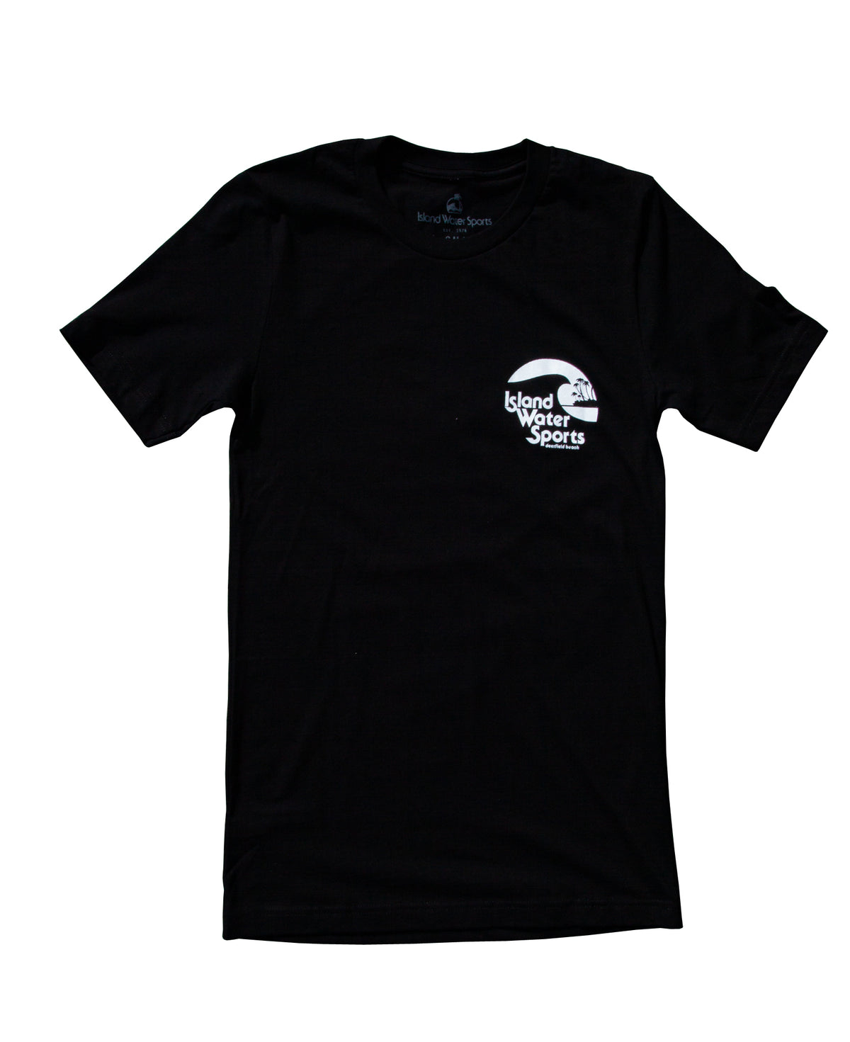 Island Water Sports Reverse Sticker S/S Tee Black/White XXL