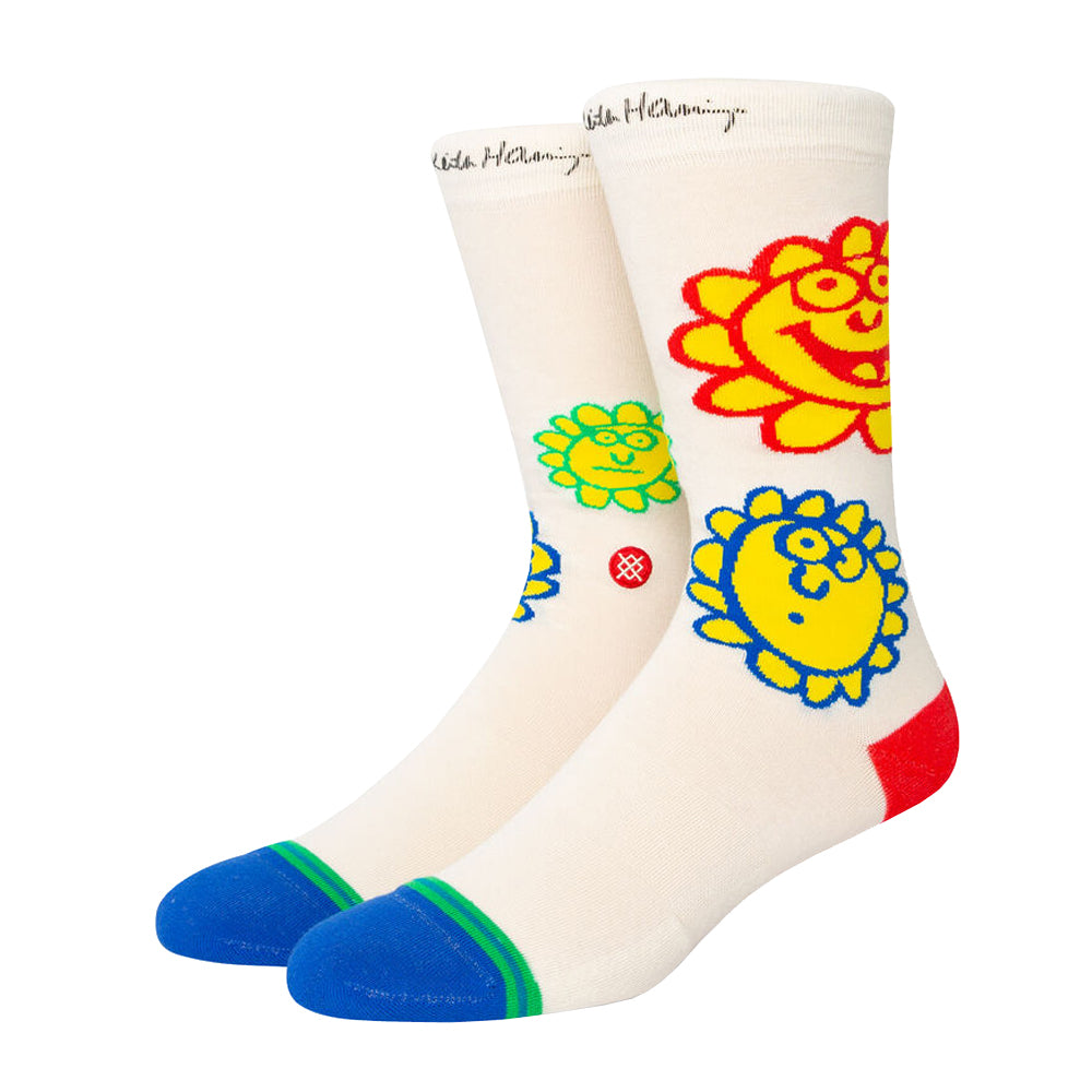 Stance Happy Fields Crew Socks OFW L