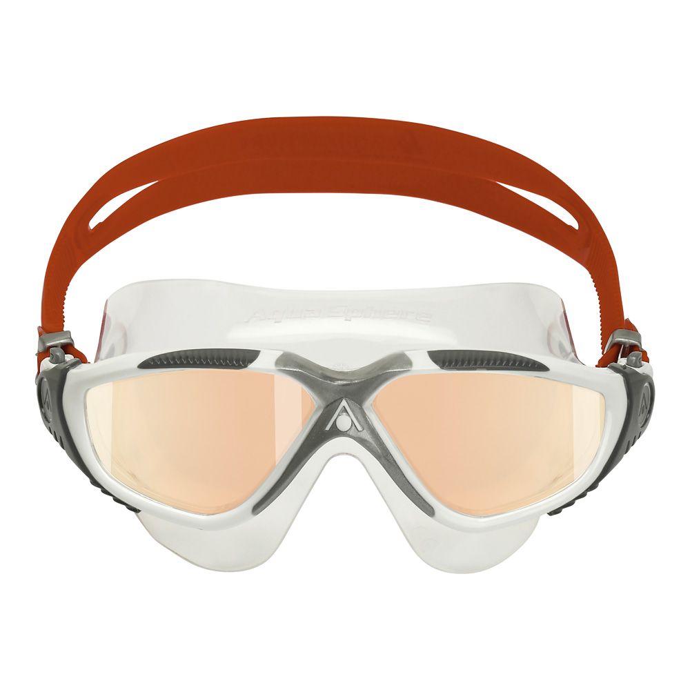 Aqua Sphere Vista Goggle White-Red-Mirror