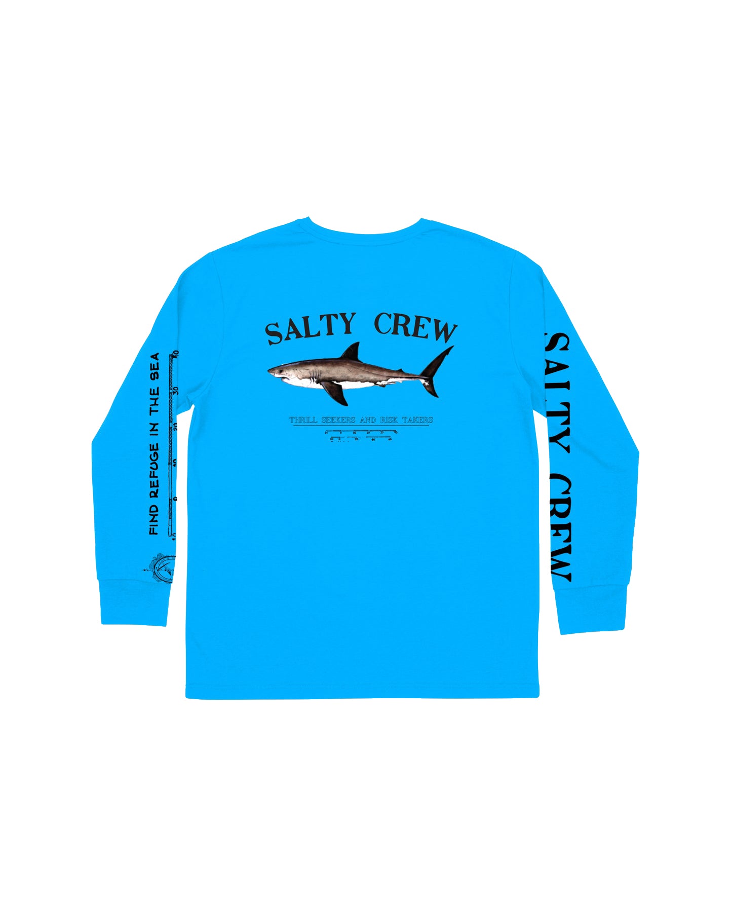 Salty Crew Bruce Boys LS Sun Tee Sapphire L