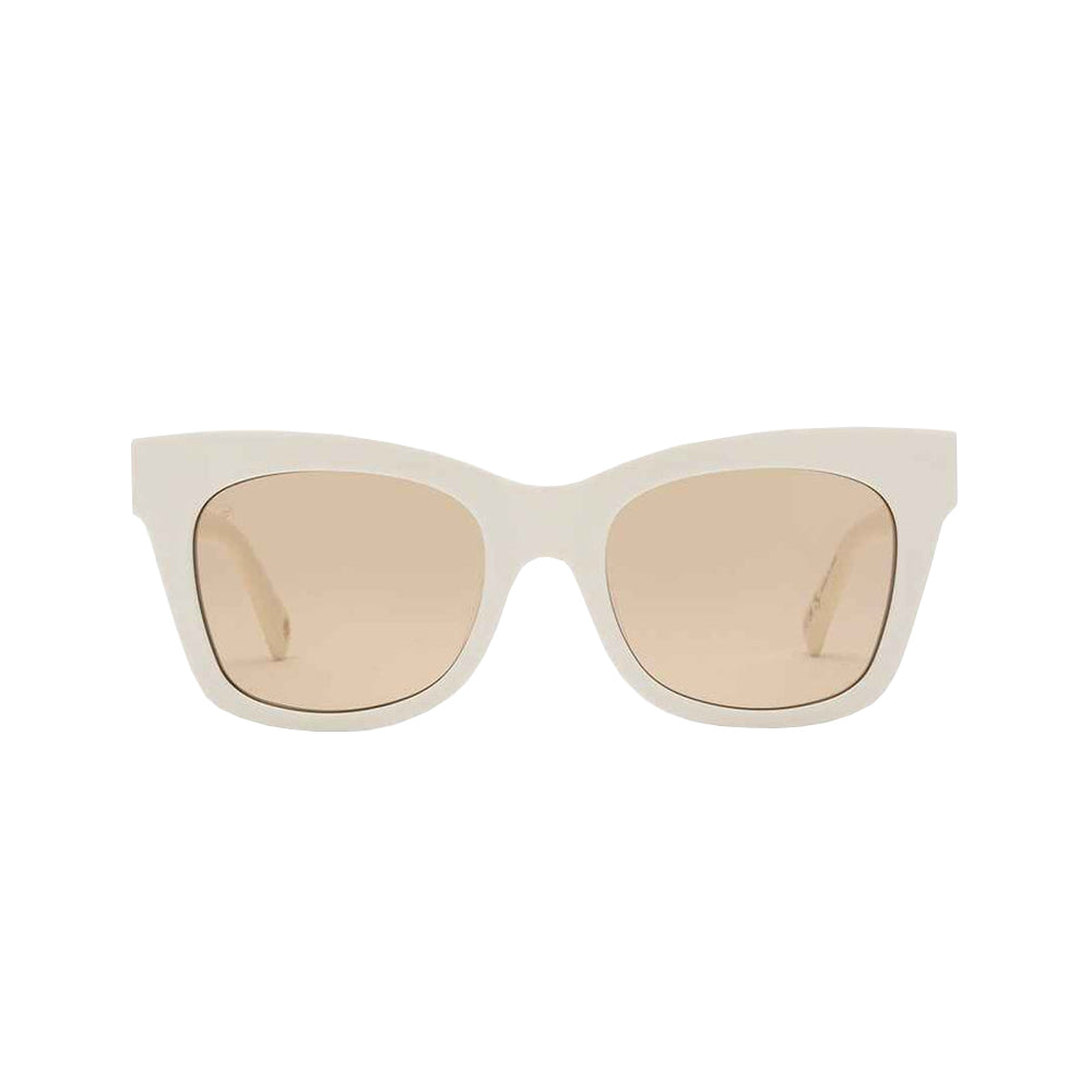 Electric Capri Sunglasses Ivory/Amber
