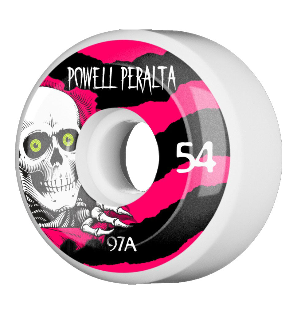 Powell Peralta Ripper 4 RB2 Skate Wheels White 54mm