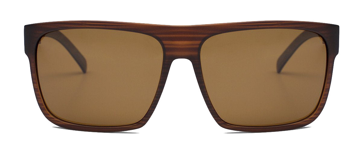 Otis After Dark LIT Polarized Sunglasses Woodland Matte Brown Square