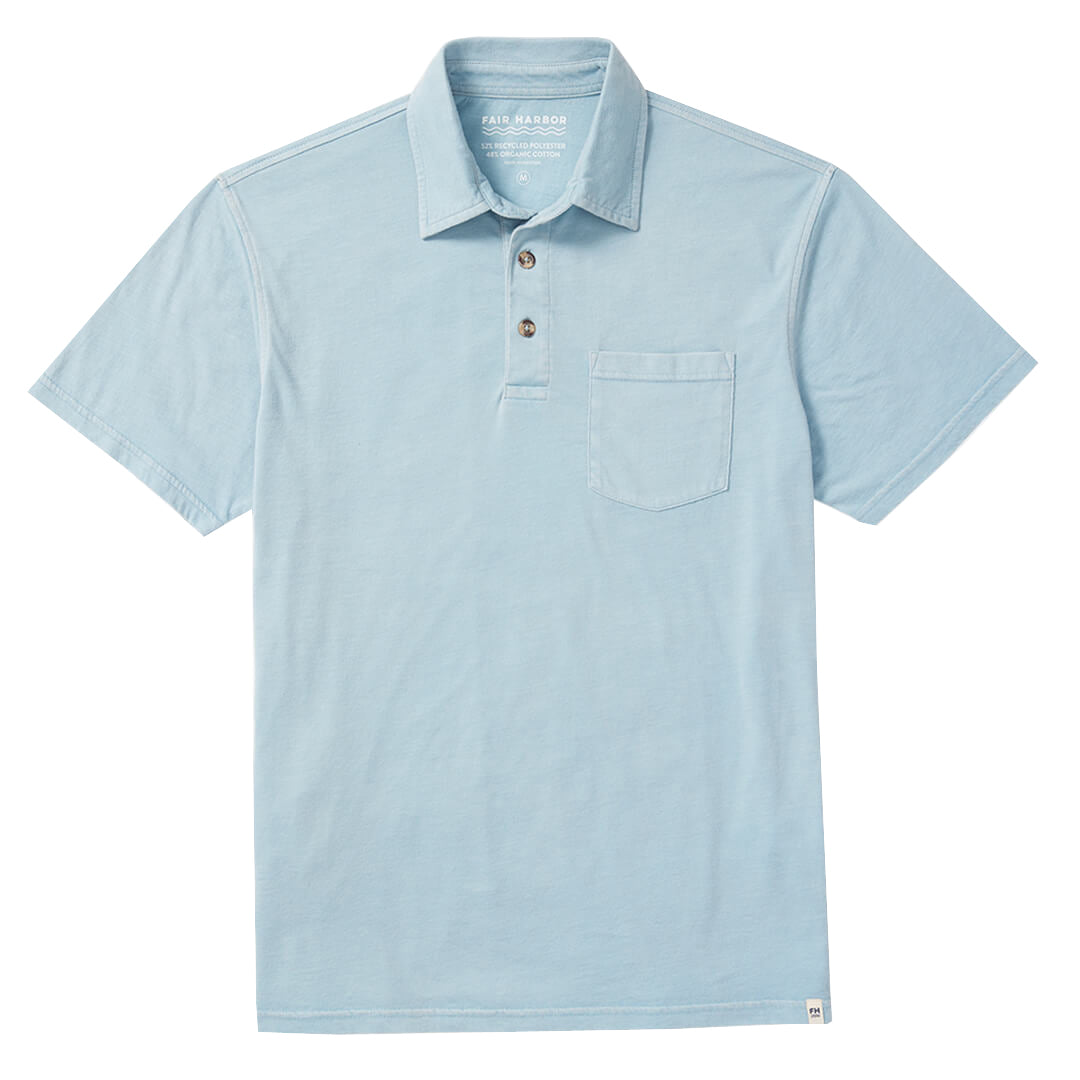Fair Harbor Atlantic Polo 454-LightBlue M