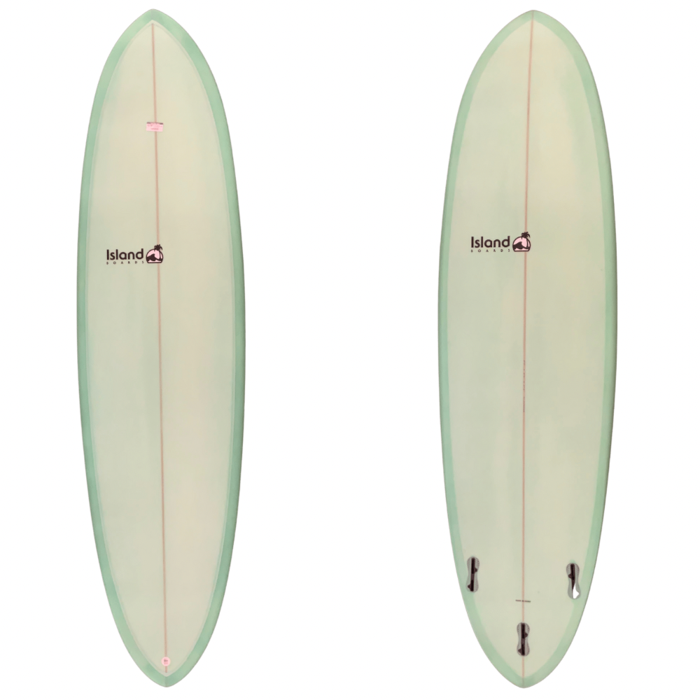 Island Boards Funshape Coke Bottle Green 6ft10in