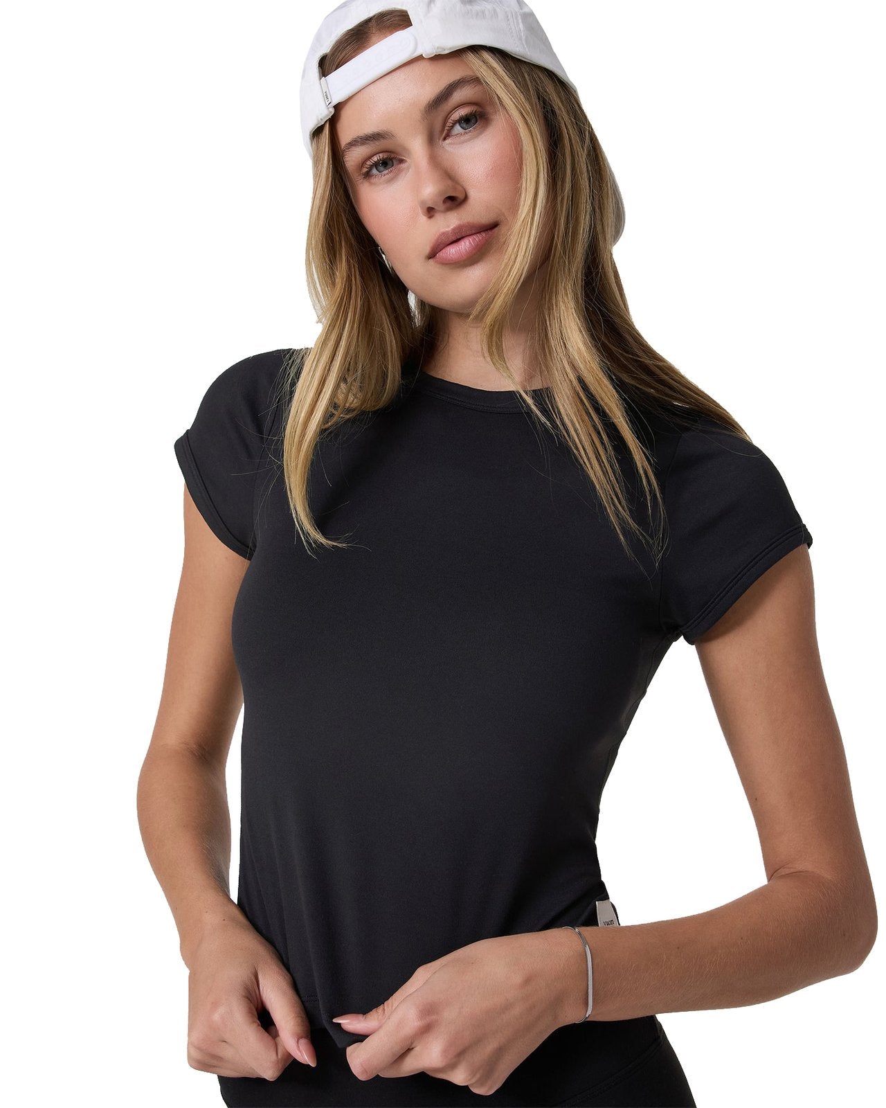 Vuori S/S Halo Baby Tee SBK-Solid Black M