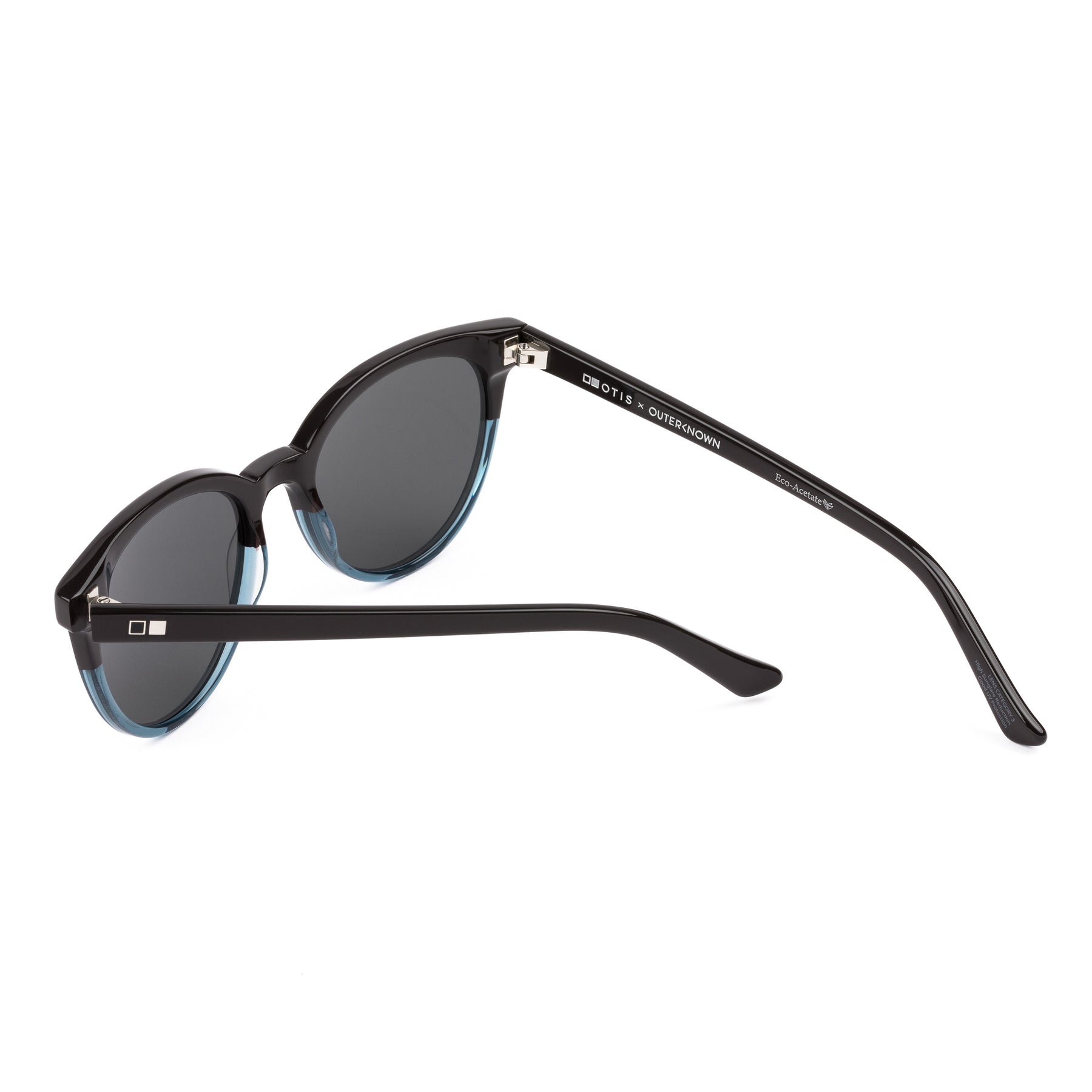 Otis Jazmine Polarized Sunglasses EcoTealBark SmokeyBluePolar