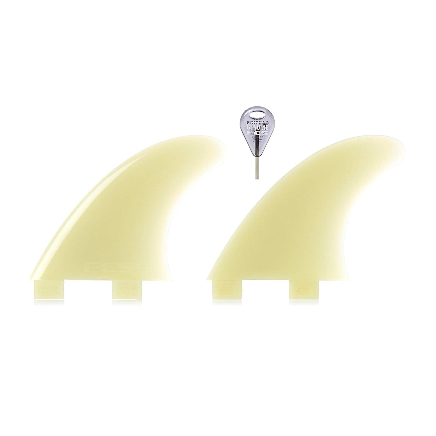 FCS GL Natural Glass Flex Longboard Side Byte Set