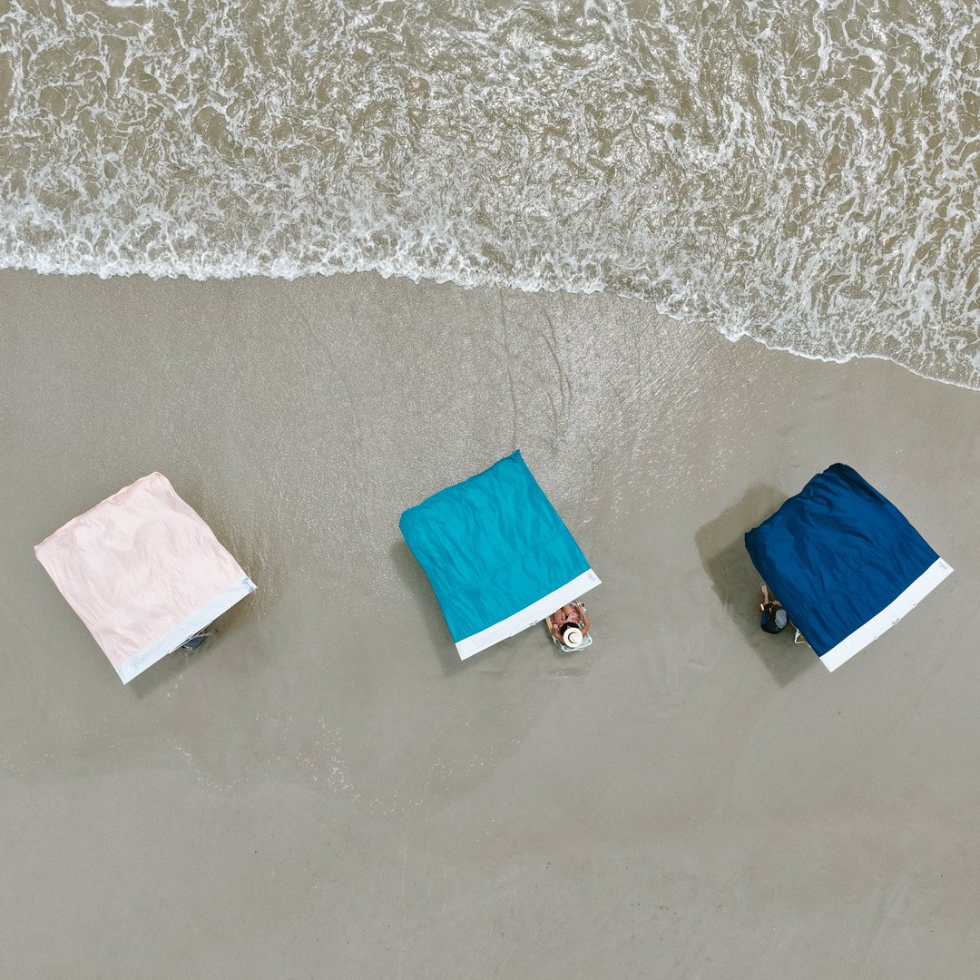 Solbello Sun Shade Umbrella Blue