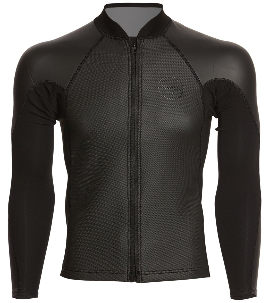 Xcel Axis Sharkskin 2/1mm LS Front Zip Wetsuit Jacket BLK-Black M