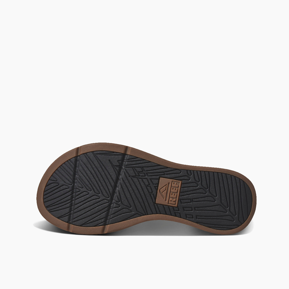 Reef Leather Santa Ana Mens Sandal Black 11