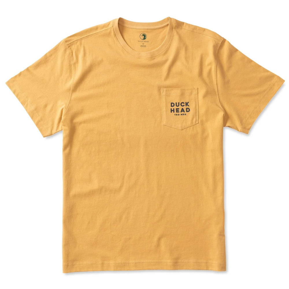 Duck Head Mallard Circle Printed Tee Gold XL