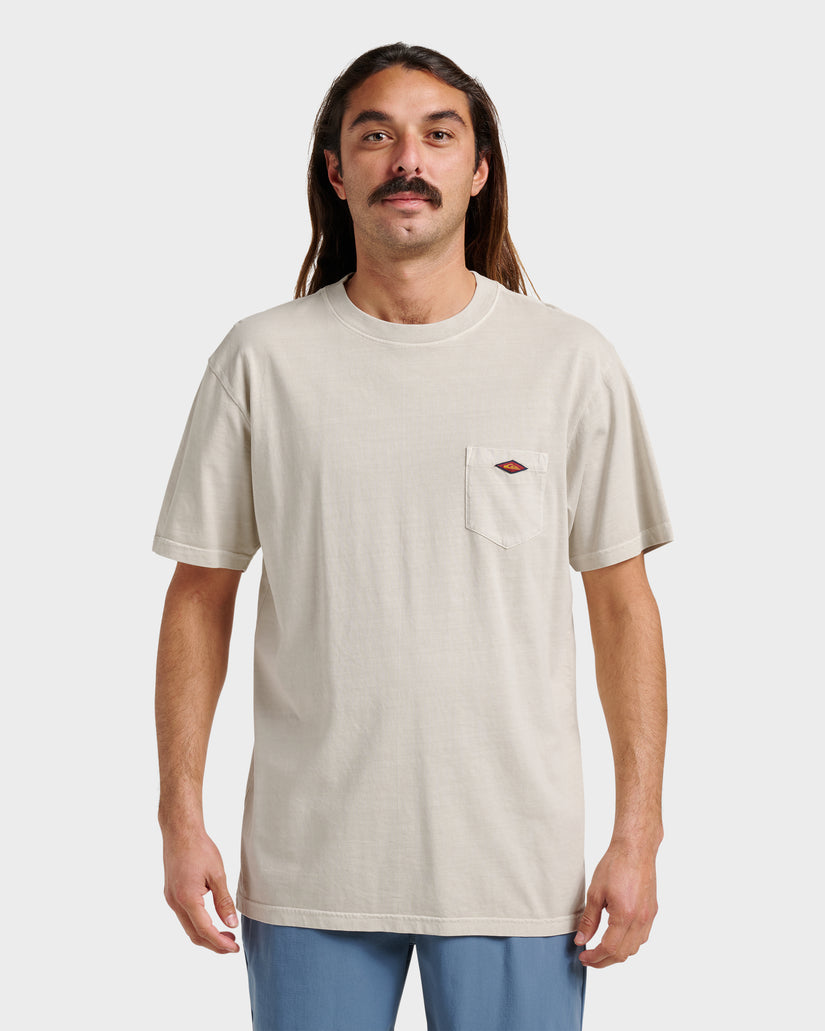 QUIKSILVER FLOREVER CLASSIC SS SLR-SILVER BIRCH 2XL