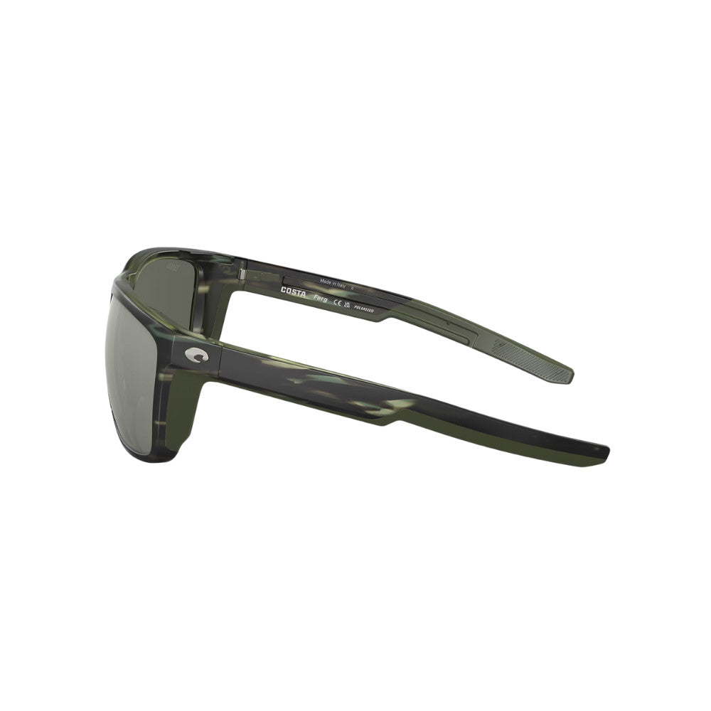 Costa Del Mar Ferg Polarized Sunglasses MatteReef GraySilverMirror 580G