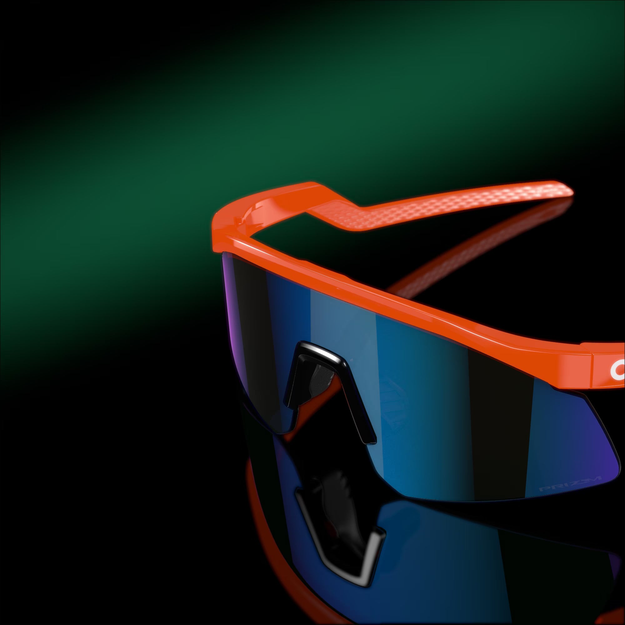 Oakley Hydra Sunglasses NeonOrange Prizm Sapphire