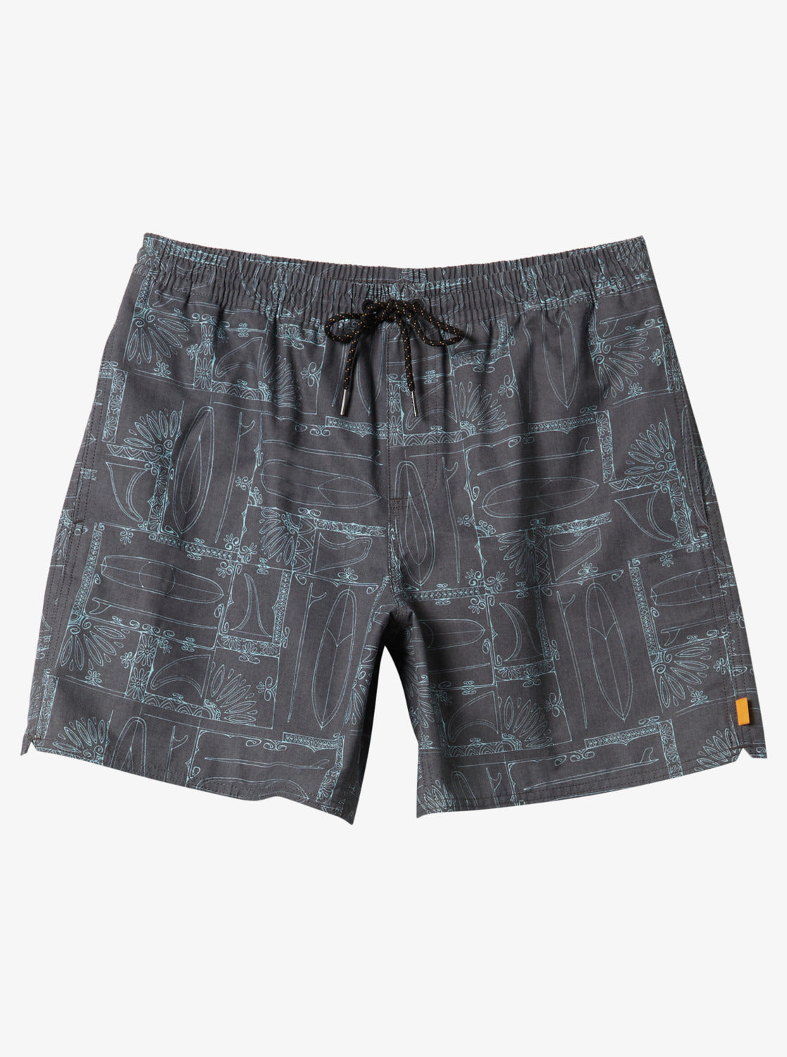 Quiksilver Waterman Longboard Volley 17" Elastic Waist Shorts KVJ9 S