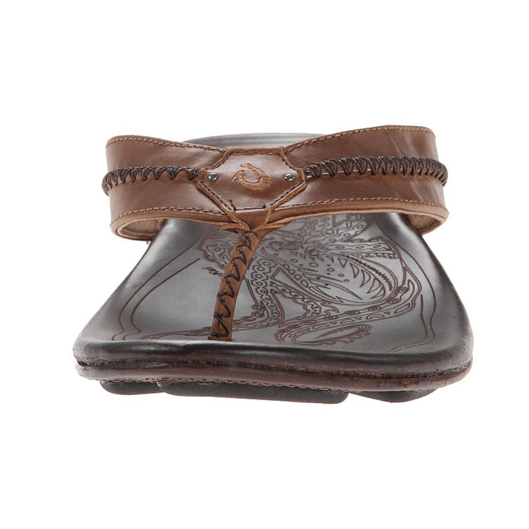 Olukai Mea Ola Mens Sandal 3448-Tan-Dark Java 9