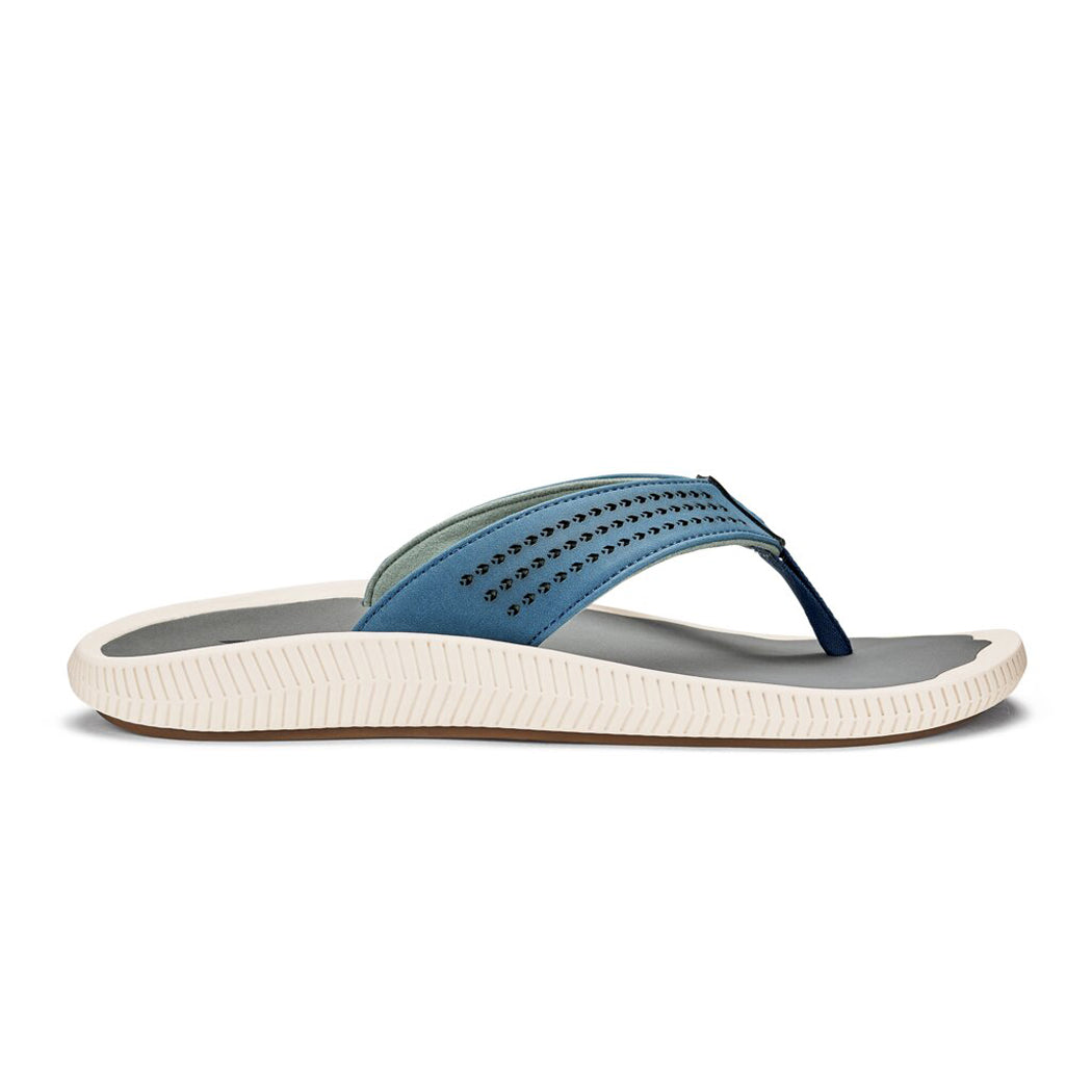 Olukai Ulele Mens Sandal 7S26-Slate Blue-Charcoal 12