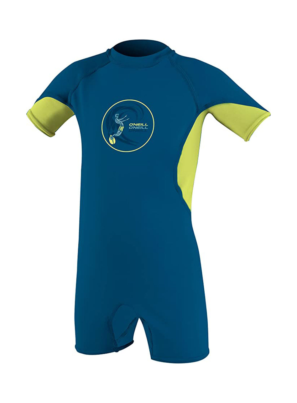 O'Neill Toddler O'Zone SS Spring Wetsuit UltraBlue/ElecLime 6