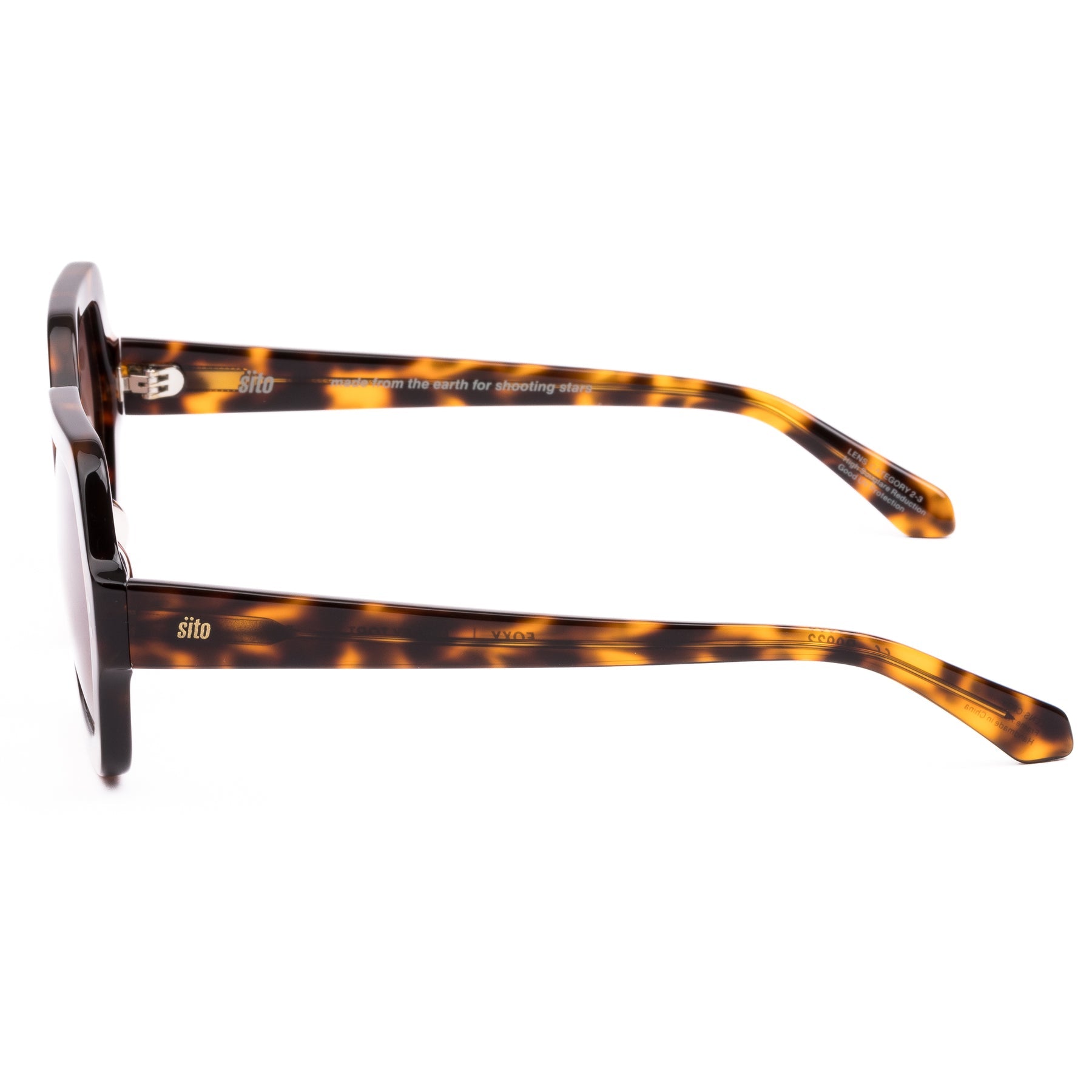 Sito Foxy Sunglasses HoneyTort RosewoodGradient