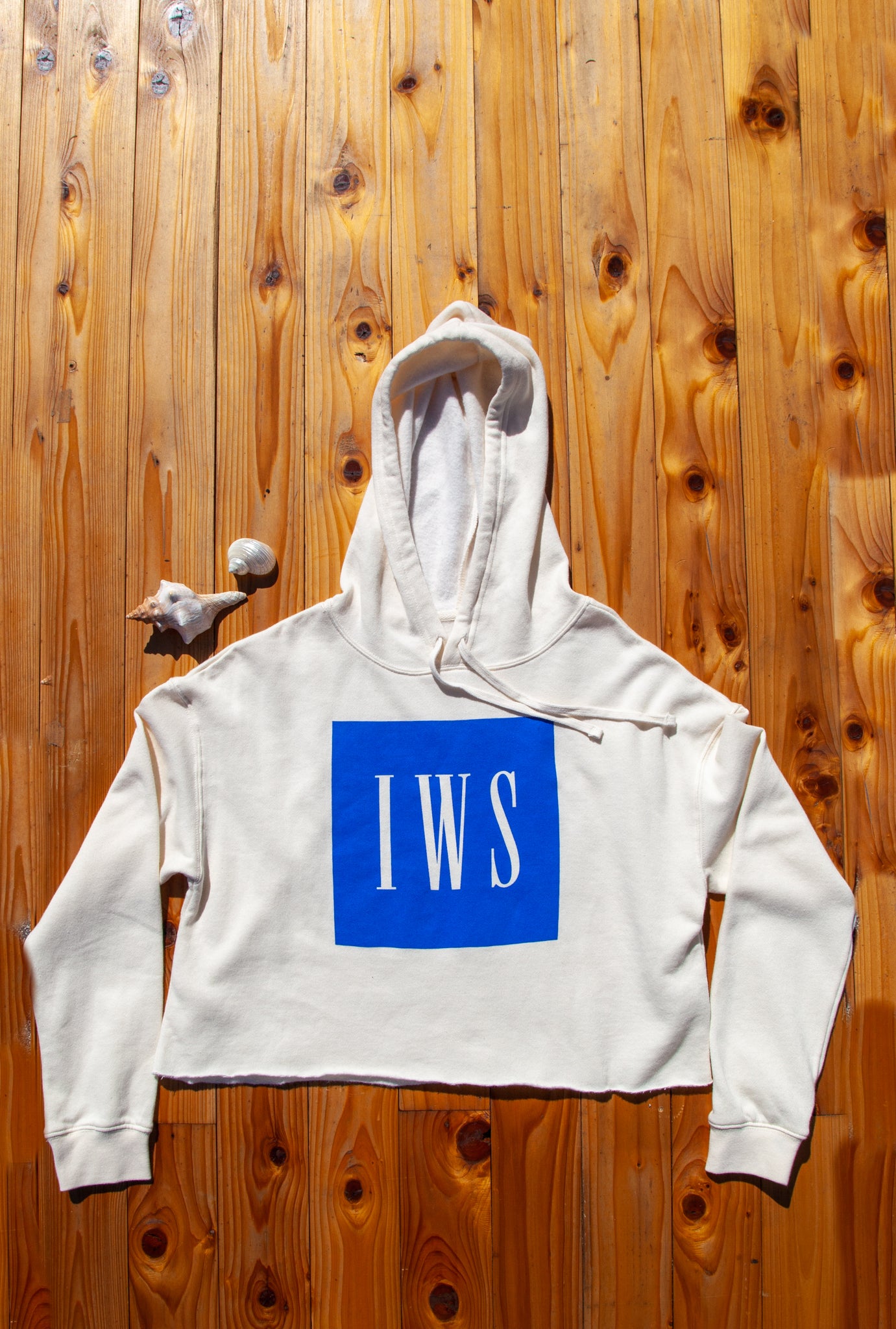 Island Water Sports Gap Crop Fleece Hoodie Bone XL