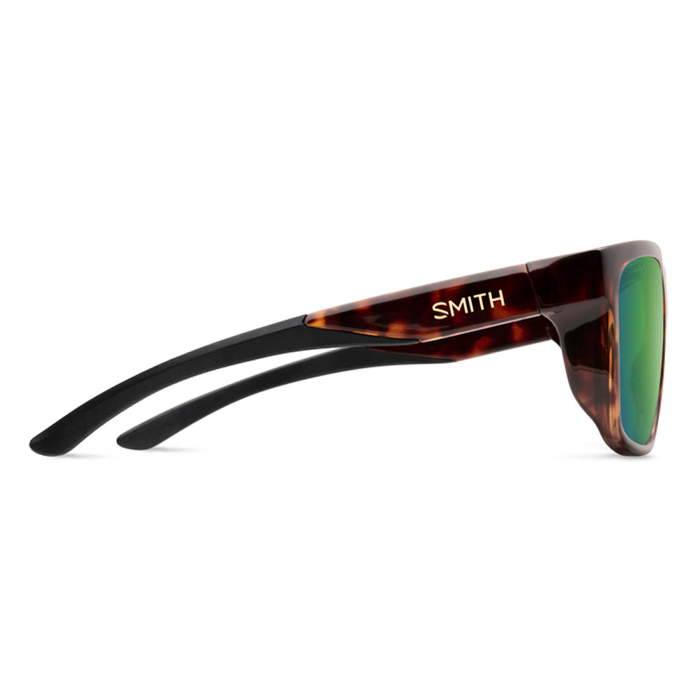 Smith Barra Polarized Sunglasses Havana GreenMirror Chromapop