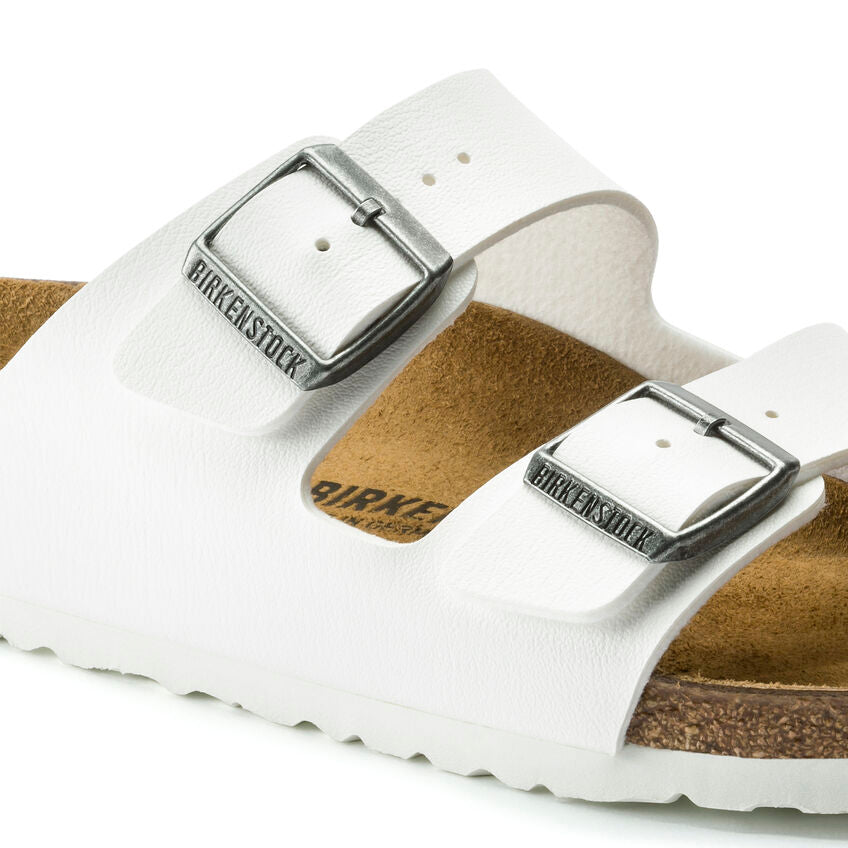 Birkenstock Arizona Womens Sandal Birko-Flor-White 8